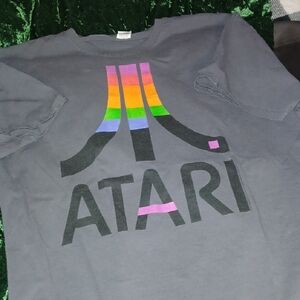Kids Gray T-Shirt with Rainbow Logo